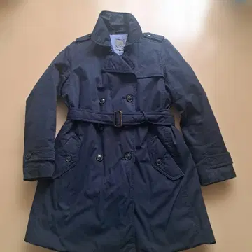 Gap 다운 네이비 트렌치코트 L