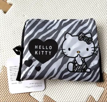 시마무라 산리오 헬로키티 제브라 패턴 쇼핑백 에코백