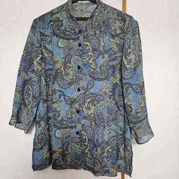 missel L 셔츠 페이즐리 무늬 여성용 상의