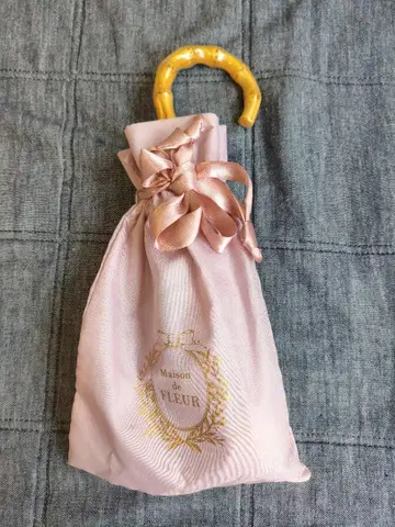 메종 드 플뢰르 접이식 우산 핑크