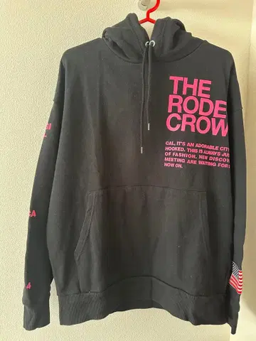 THE RODE CROW 후드 부착 후드티