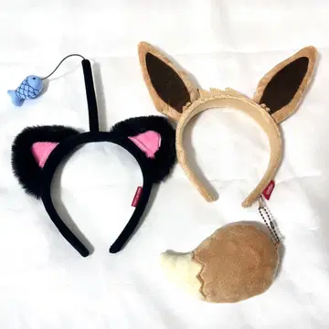 한국 롯데월드 머리띠 포켓몬 이브이