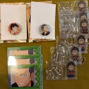 하이큐 캔뱃지 다나카 니시노야 묶음