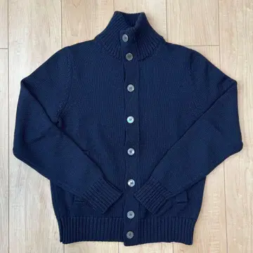 [새상품급] ZANONE CHOTO 스탠드 카라 네이비 사이즈 44