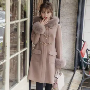 로디스포토 더플 코트 리본