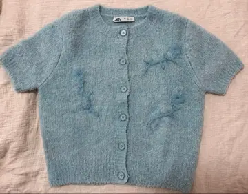 ZARA 스카이블루 가디건 프리 사이즈