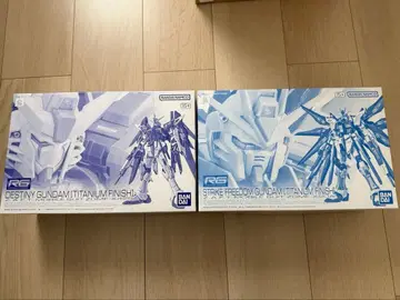 RG 1/144 스트라이크 프리덤 & 데스티니 (티타늄 피니쉬)