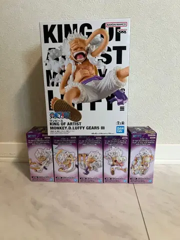 원피스 KING OF ARTIST 루피 + 월드 컬렉션 루피 5체 세트