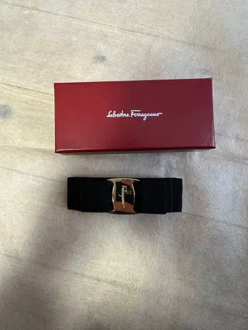 Salvatore Ferragamo 블랙 헤어 액세서리