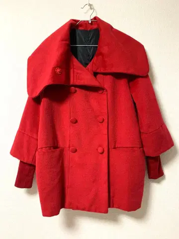 빨간색 코트 [ 새상품급 ]