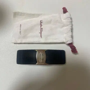 Salvatore Ferragamo 리본 헤어 액세서리 블랙