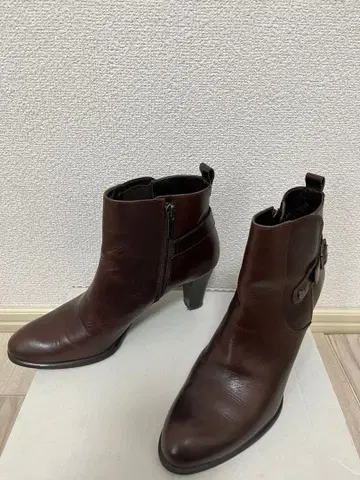 트루사르디 부츠 24 브라운 사이드 벨트