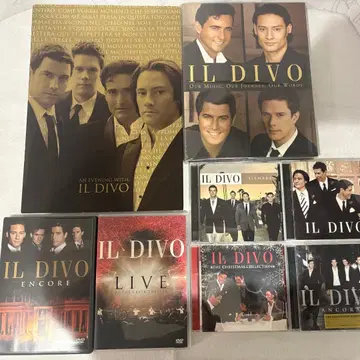 일 디보 IL DIVO CD DVD 세트 8점