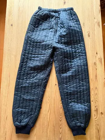 퀼팅 나일론 팬츠 충전솜 팬츠 쇼와 몬페 이너