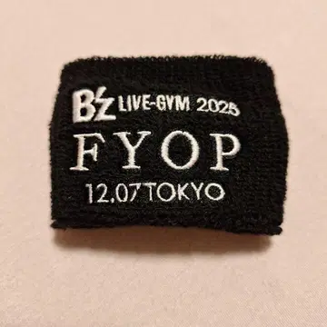 [ 새상품 ] B'z LIVE-GYM 2025 FYOP 타월 밴딩