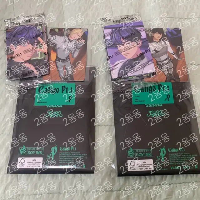 플레이브 칼리고 포카앨범 미개봉앨범