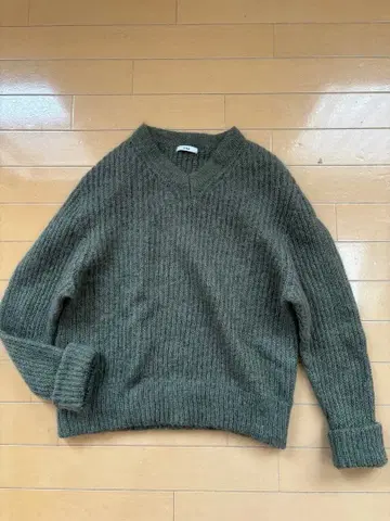 IENA 모헤어 니트 카키