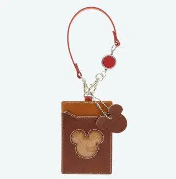 [ 디즈니랜드 한정판 ] 가죽 패스 케이스 미사용품