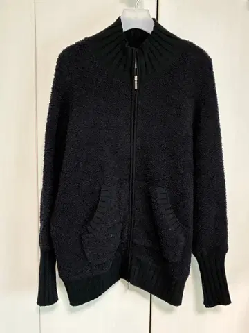 PUPULA 울 혼방 보아 자켓 블랙 [ 사이즈 38 ]