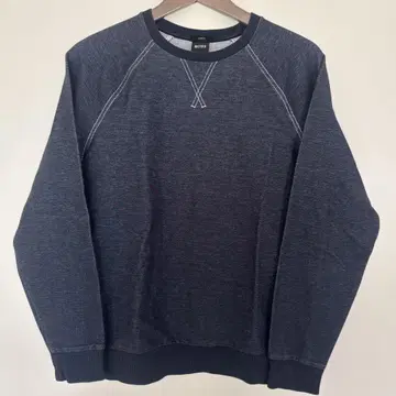 BOSS 슬림핏 트레이닝복 데님 블루 S