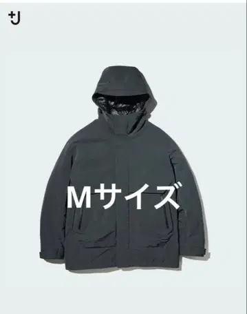 유니클로 +J 하이브리드 다운 오버사이즈 파카