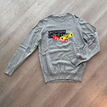 유니폼 익스페리먼트 씨 아일랜드 코튼 니트