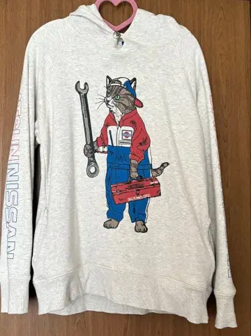 고슬로우 NISSAN 콜라보 후드티 (XL)