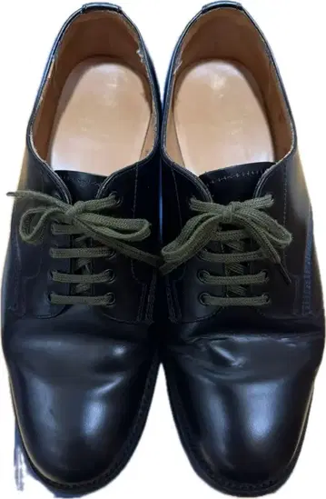 SANDERS 썬더스 밀리터리 플레인토 오피서 슈즈 가죽 신발 박스 있음