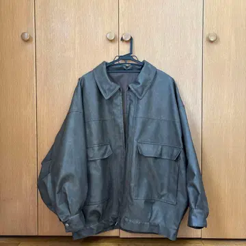 Heather 가죽 자켓