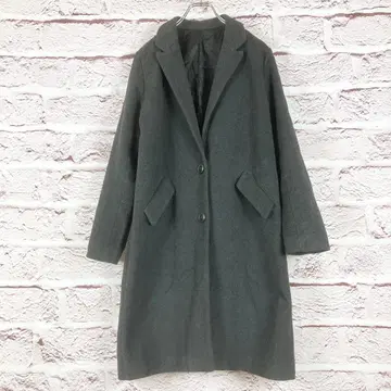 zr342 GYLE 롱 코트 싱글 버튼 L