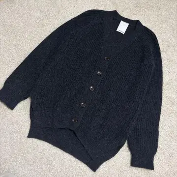 윔 가젯 알파카 혼방 니트 가디건