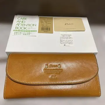 미사용품 하자품 DaKota 다코타 이탈리아제 소가죽 트리콜로레 머스타드