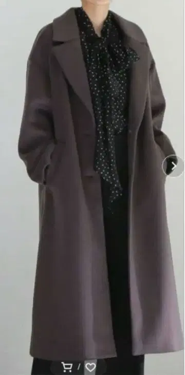 L'ESSAGE 레사쥬 SUPER120s 오버 체스터 코트