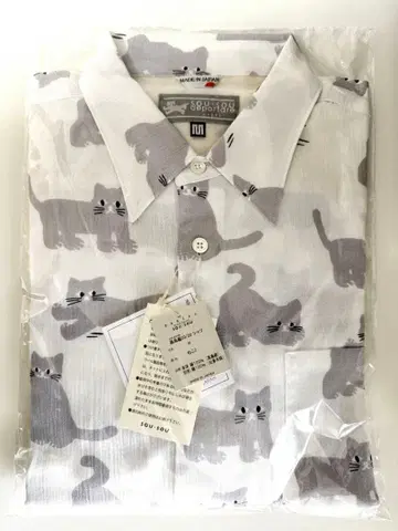 sou sou 타카시마치지쿠 20/20 셔츠 고양이2 M 사이즈