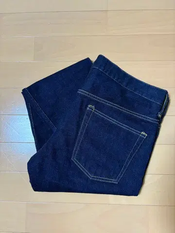 666 다크 블루 스트레이트 데님