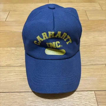 Carhartt 네이비 로고 야구 모자