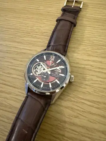 ORIENT STAR 65주년 모델 자동 와인딩 손목시계 브라운