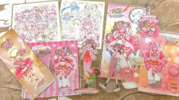 큐어 프레셔스 와미 유이 아크릴 스탠드 색지 세트