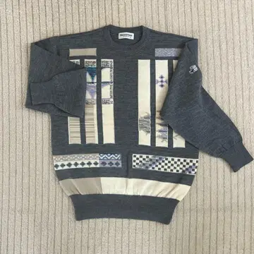 Black & White 그레이 맨투맨 M