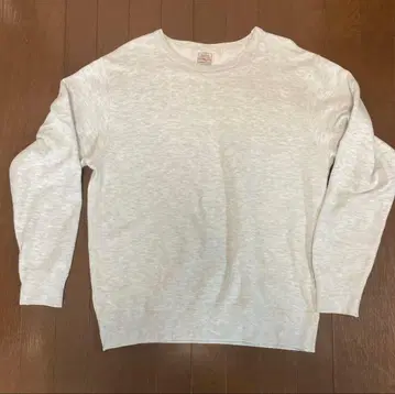 AVIREX 라이트 그레이 크루넥 트레이닝복 사이즈:XL