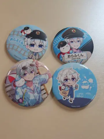 도즈루샤 오라후 군 캔뱃지 4개 세트