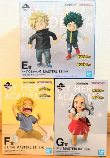 나의 히어로 아카데미아 더 퓨처 E상 F상 G상 3체 세트
