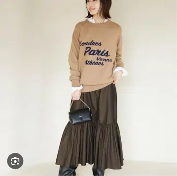 SLOBE IENA 타프타 캉캉 스커트