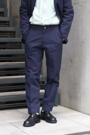 페로우즈 시어서커 슬랙스 L