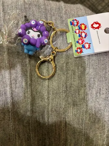 오사카 만박 산리오 먀쿠먀쿠 변신 마스코트 파스텔 키링 쿠로미