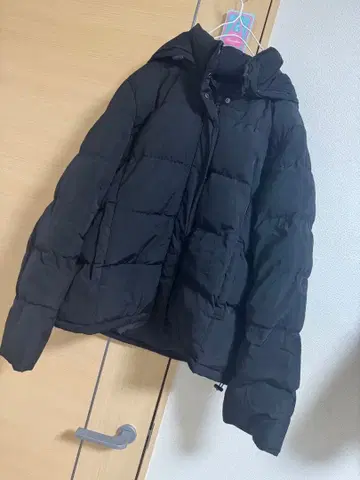 GU 충전솜 블루종 빅 사이즈 XL 블랙 다운 자켓