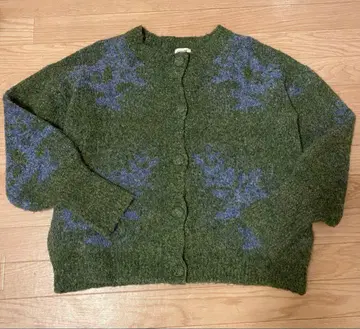 merry jenny 가든 니트 가디건 그린