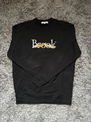 Brook 맨투맨 블랙 L 사이즈