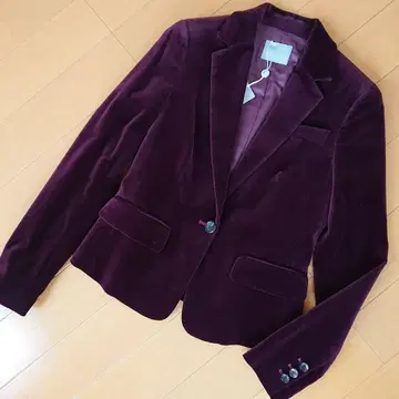 미사용 theory luxe 자켓 38 벨벳 촉감 일본제