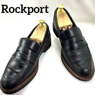 락포트 블랙 가죽 로퍼 24.5cm